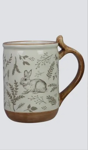 Ceramic Woodland Cottage Mug, 12oz