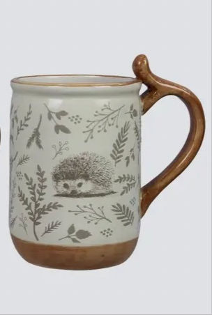 Ceramic Woodland Cottage Mug, 12oz
